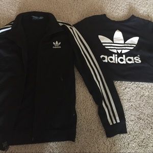 Adidas Tee & Jacket Bundle